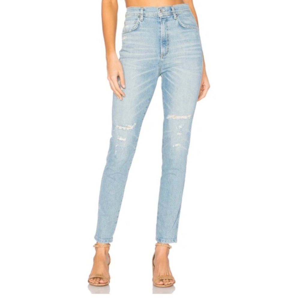 Agolde - Roxanne Super High Rise Skinny in Dreamer